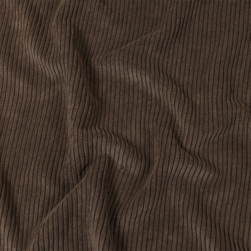 Plush Ribbed Velvet – Bark – British Imported Plush Ribbed Velvet – Bark – British Imported