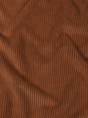 Plush Ribbed Velvet – Cognac – British Imported Plush Ribbed Velvet – Cognac – British Imported