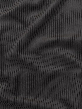 Plush Ribbed Velvet – Graphite – British Imported Plush Ribbed Velvet – Graphite – British Imported