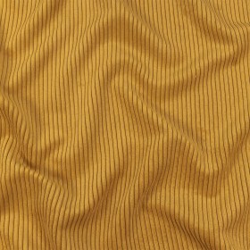 Plush Ribbed Velvet – Mustard – British Imported Plush Ribbed Velvet – Mustard – British Imported