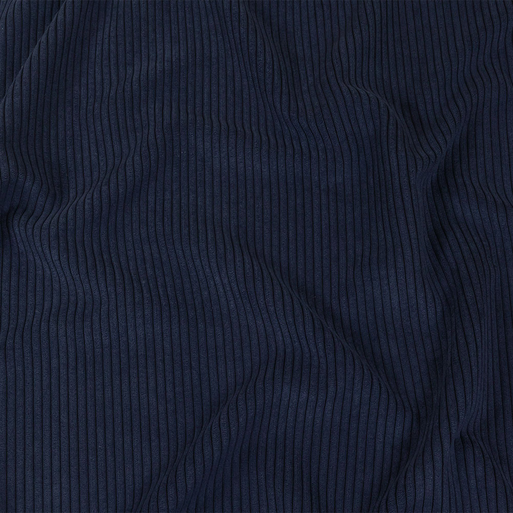 Plush Ribbed Velvet – Navy – British Imported Plush Ribbed Velvet – Navy – British Imported