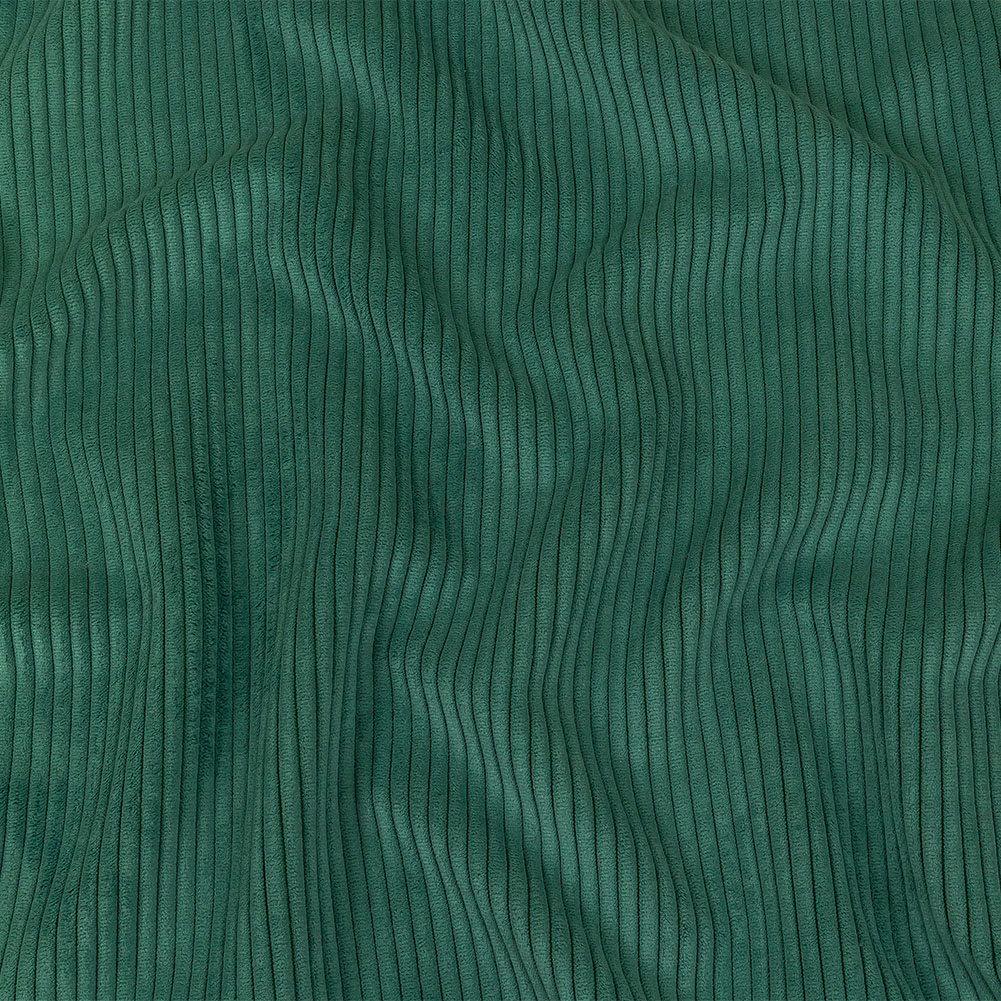 Plush Ribbed Velvet – Peacock – British Imported Plush Ribbed Velvet – Peacock – British Imported
