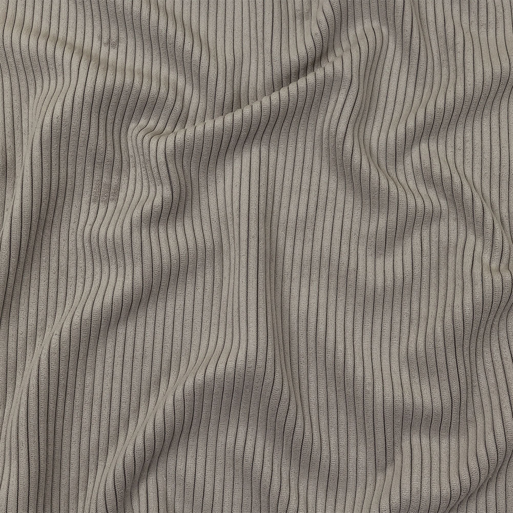 Plush Ribbed Velvet – Putty – British Imported Plush Ribbed Velvet – Putty – British Imported