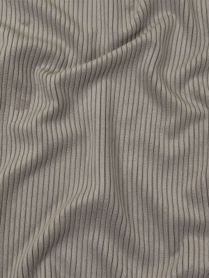 Plush Ribbed Velvet – Putty – British Imported Plush Ribbed Velvet – Putty – British Imported