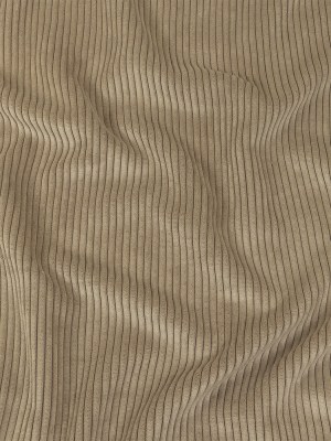 Plush Ribbed Velvet – Stone – British Imported Plush Ribbed Velvet – Stone – British Imported