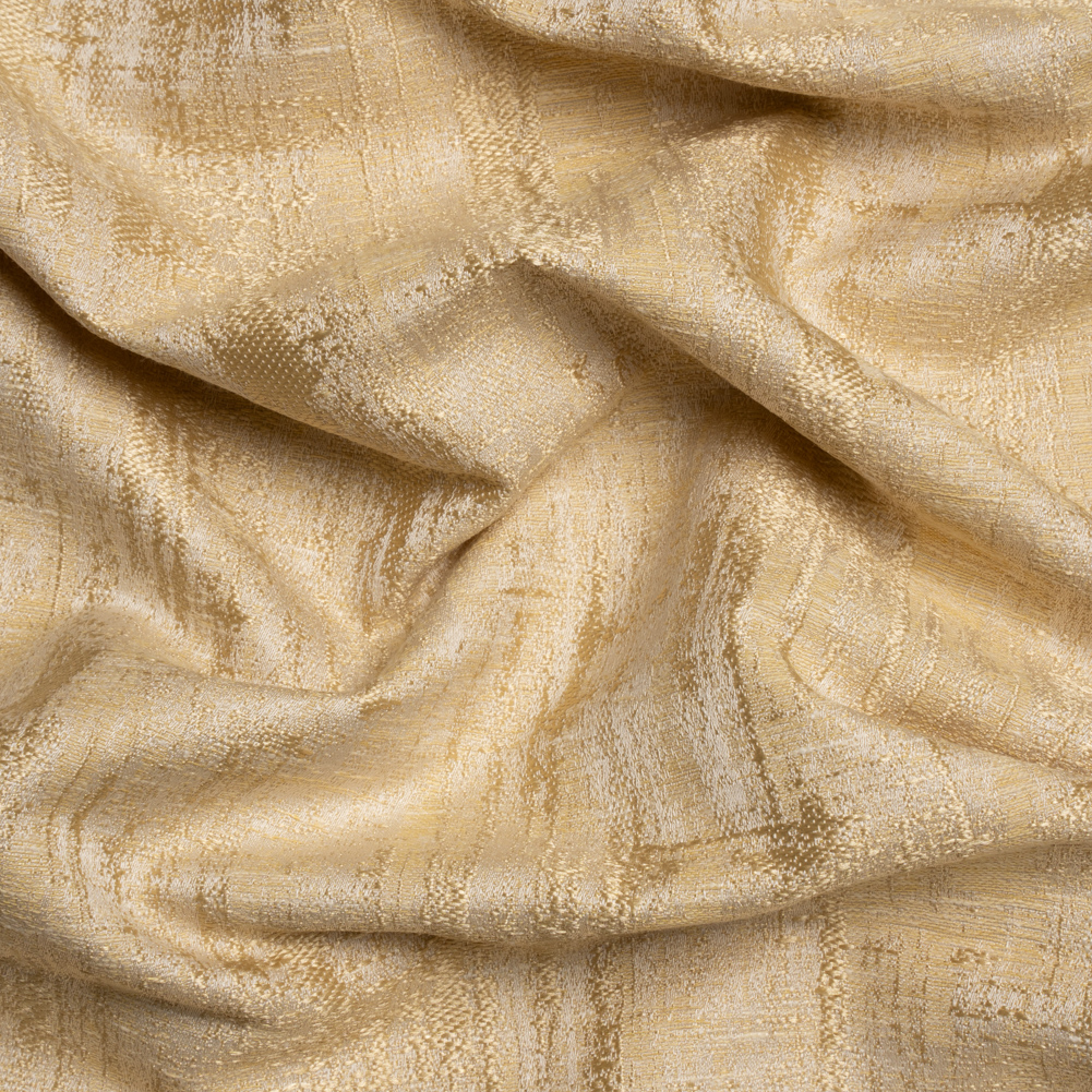 Drapery Jacquard – Gold Distressed Abstract – British Imported Drapery Jacquard – Gold Distressed Abstract – British Imported