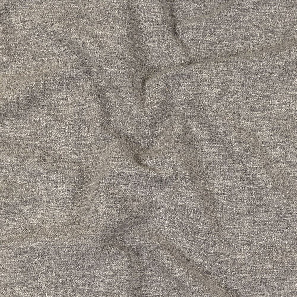 British Imported Heathered Graphite Recycled Polyester Drapery Woven British Imported Heathered Graphite Recycled Polyester Drapery Woven