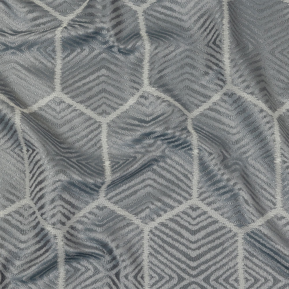 British Imported Mist Geometric Chevron Recycled Polyester Jacquard British Imported Mist Geometric Chevron Recycled Polyester Jacquard
