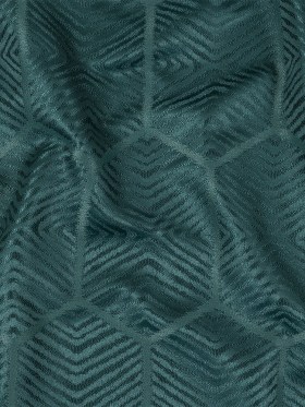 British Imported Peacock Geometric Chevron Recycled Polyester Jacquard British Imported Peacock Geometric Chevron Recycled Polyester Jacquard