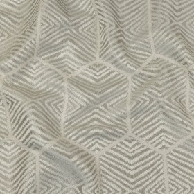 British Imported Platinum Geometric Chevron Recycled Polyester Jacquard British Imported Platinum Geometric Chevron Recycled Polyester Jacquard