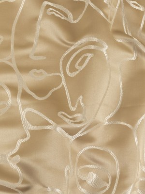 Drapery Jacquard – Champagne Face to Face – British Imported Drapery Jacquard – Champagne Face to Face – British Imported