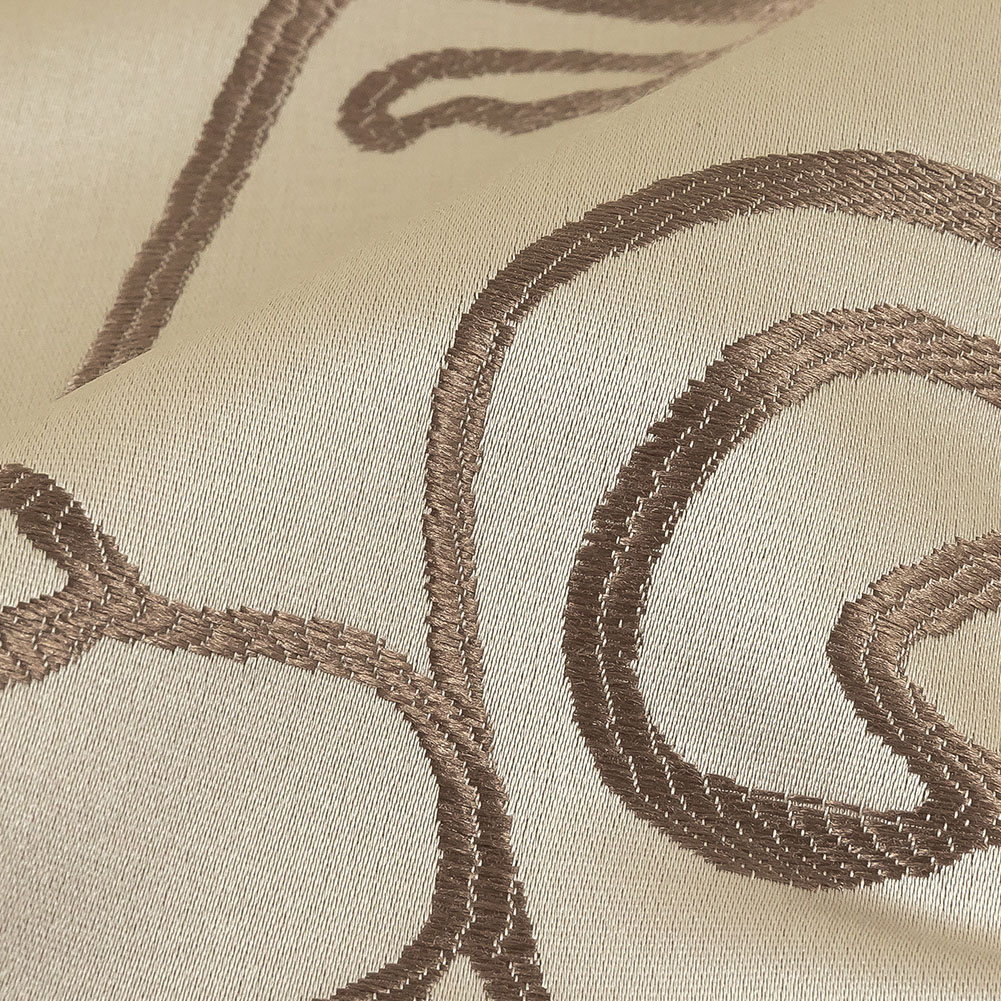 Drapery Jacquard – Latte Face to Face – British Imported Drapery Jacquard – Latte Face to Face – British Imported