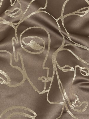 Drapery Jacquard – Praline Face to Face – British Imported Drapery Jacquard – Praline Face to Face – British Imported
