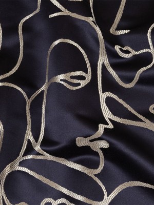 Drapery Jacquard – Sapphire Face to Face – British Imported Drapery Jacquard – Sapphire Face to Face – British Imported