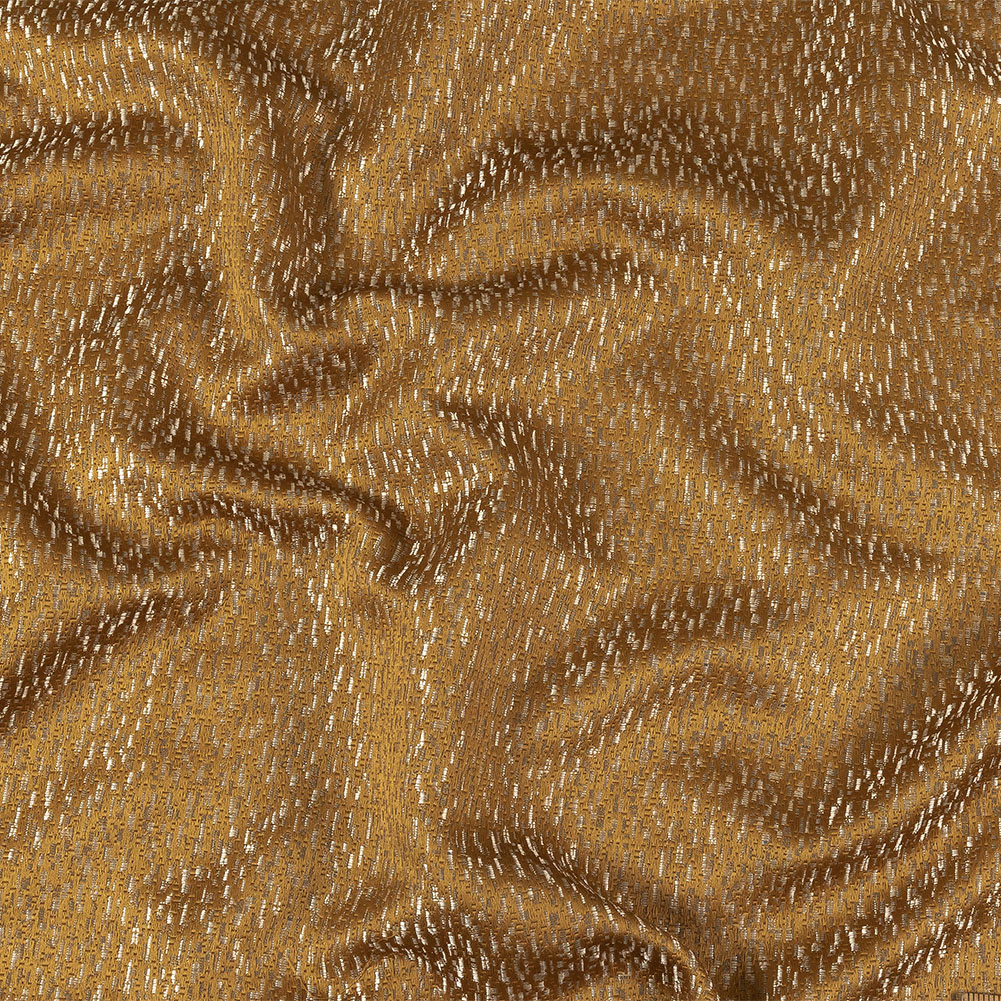 Metallic Drapery Jacquard – Bronze Digital Spots – British Imported Metallic Drapery Jacquard – Bronze Digital Spots – British Imported