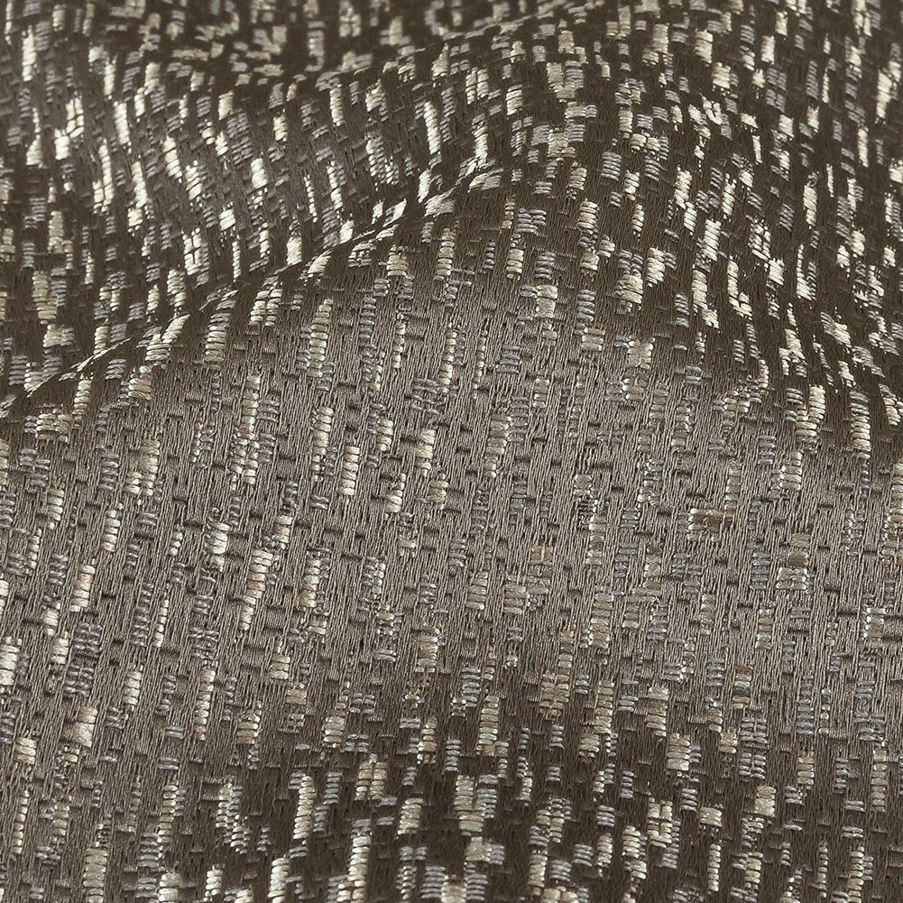 Metallic Drapery Jacquard – Putty Digital Spots – British Imported Metallic Drapery Jacquard – Putty Digital Spots – British Imported