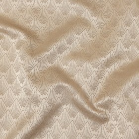 Metallic Drapery Jacquard – Nougat Digital Spots – British Imported Metallic Drapery Jacquard – Nougat Digital Spots – British Imported