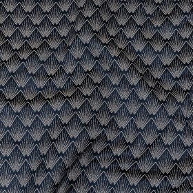 Metallic Drapery Jacquard – Sapphire Digital Spots – British Imported Metallic Drapery Jacquard – Sapphire Digital Spots – British Imported