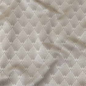 Metallic Drapery Jacquard – Silver Digital Spots – British Imported Metallic Drapery Jacquard – Silver Digital Spots – British Imported