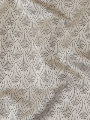 Metallic Drapery Jacquard – Silver Digital Spots – British Imported Metallic Drapery Jacquard – Silver Digital Spots – British Imported