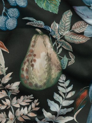 Polyester Knit Microvelvet – Midnight Floral – British Imported Polyester Knit Microvelvet – Midnight Floral – British Imported