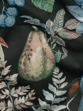 Polyester Knit Microvelvet – Midnight Floral – British Imported Polyester Knit Microvelvet – Midnight Floral – British Imported