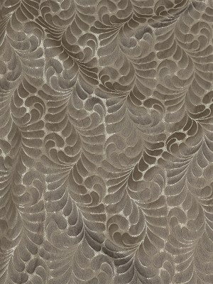 Satin-Faced Jacquard – Slate Fern Leaves – British Imported Satin-Faced Jacquard – Slate Fern Leaves – British Imported