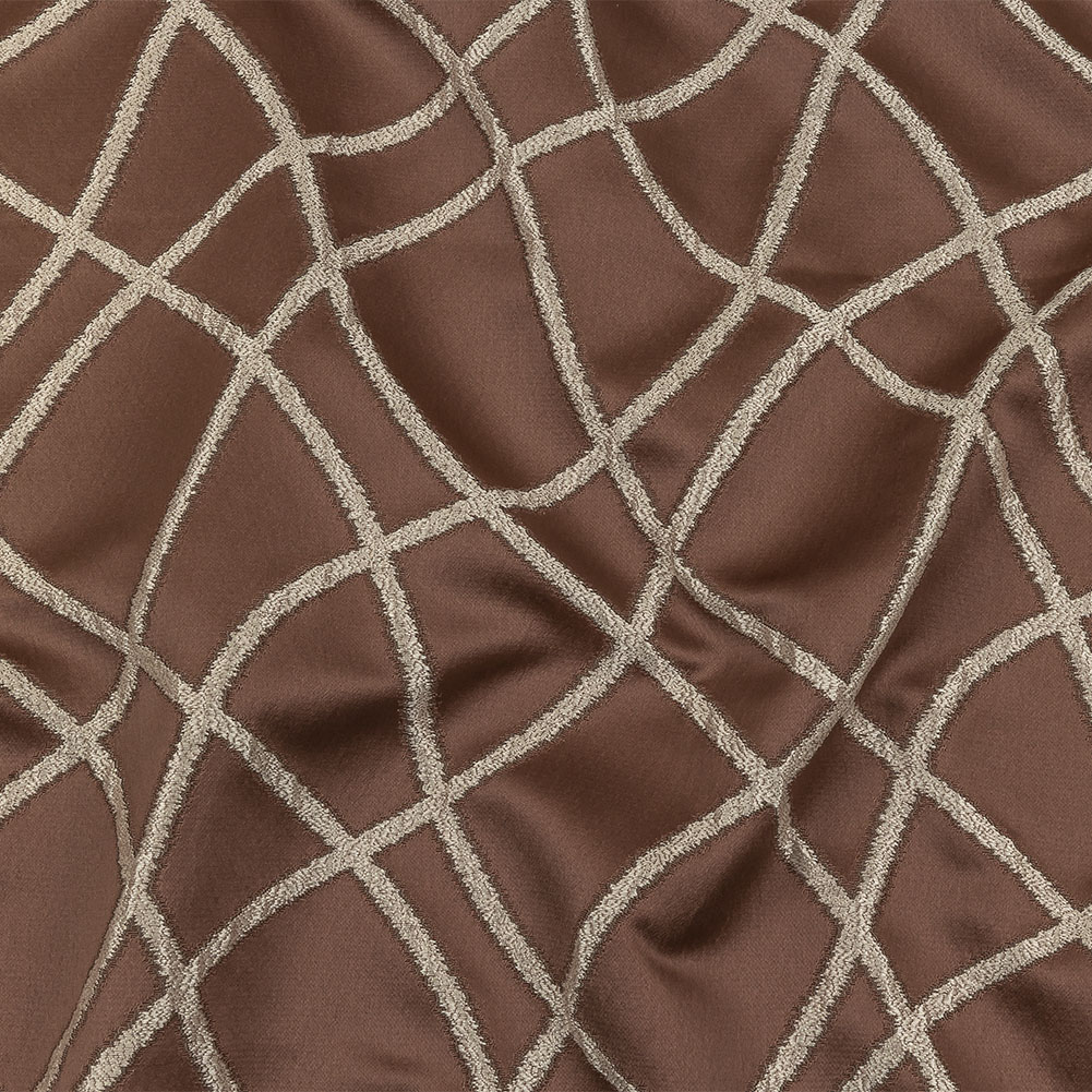 Drapery Jacquard – Vintage Abstract Shapes – British Imported Drapery Jacquard – Vintage Abstract Shapes – British Imported