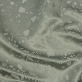 Metallic Satin-Faced Drapery Jacquard – Spa Pebbles – British Imported Metallic Satin-Faced Drapery Jacquard – Spa Pebbles – British Imported