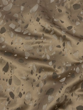 Metallic Satin-Faced Drapery Jacquard – Truffle Pebbles – British Imported Metallic Satin-Faced Drapery Jacquard – Truffle Pebbles – British Imported