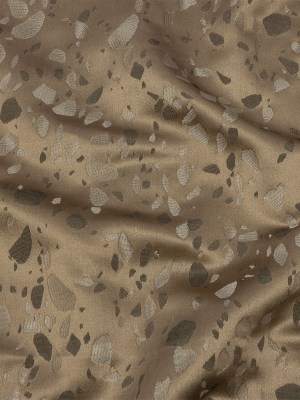 Metallic Satin-Faced Drapery Jacquard – Truffle Pebbles – British Imported Metallic Satin-Faced Drapery Jacquard – Truffle Pebbles – British Imported