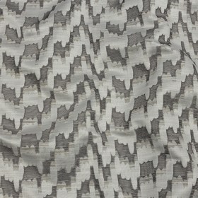 Drapery Jacquard – Aluminium Abstract Clouds – British Imported Drapery Jacquard – Aluminium Abstract Clouds – British Imported