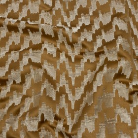 Drapery Jacquard – Brass Abstract Clouds – British Imported Drapery Jacquard – Brass Abstract Clouds – British Imported