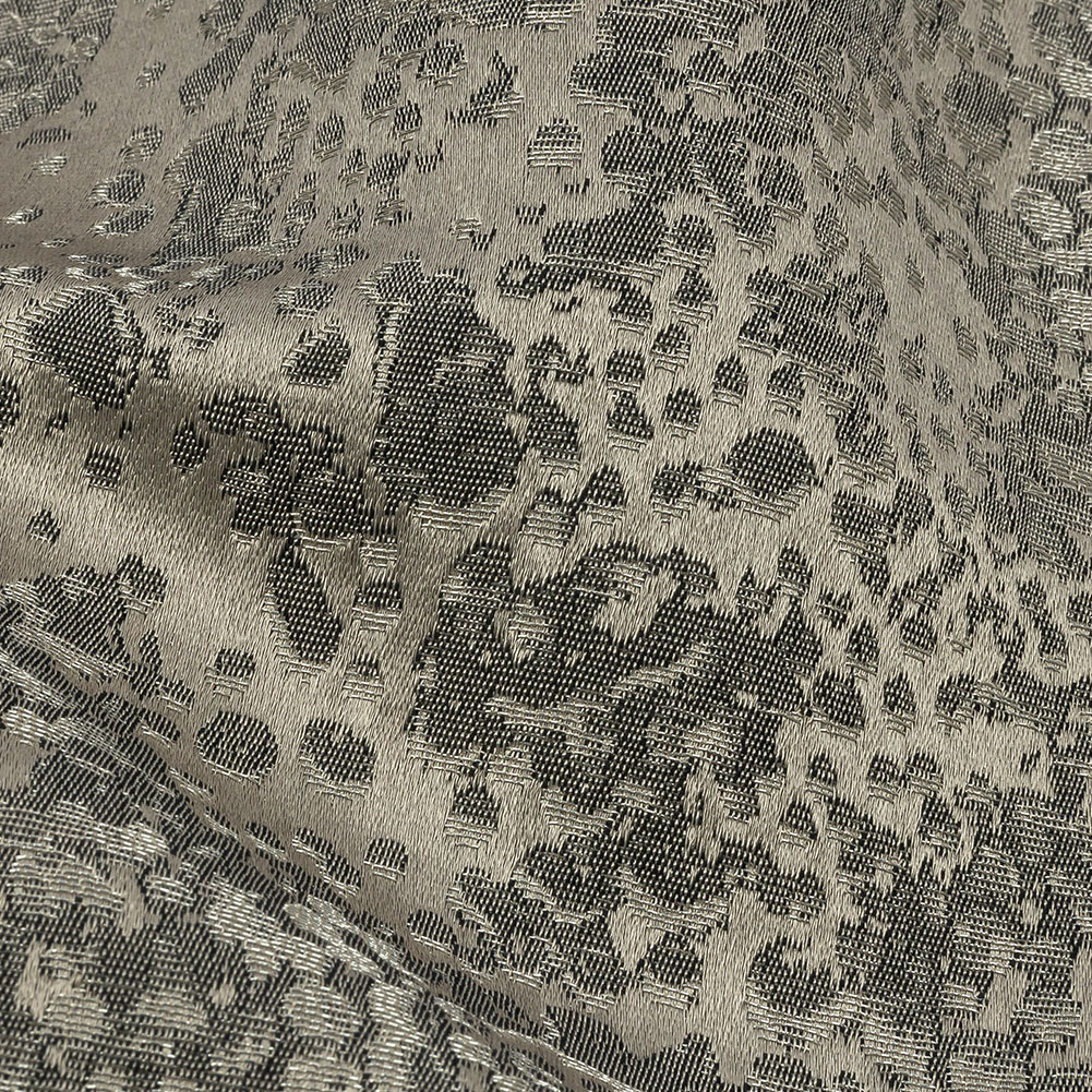 Metallic Drapery Jacquard – Fossil Pebbly Spots – British Imported Metallic Drapery Jacquard – Fossil Pebbly Spots – British Imported