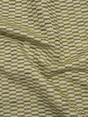 Textured Polyester and Cotton Woven – Pear Rectangle Checks – British Imported Textured Polyester and Cotton Woven – Pear Rectangle Checks – British Imported