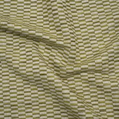 Textured Polyester and Cotton Woven – Pear Rectangle Checks – British Imported Textured Polyester and Cotton Woven – Pear Rectangle Checks – British Imported