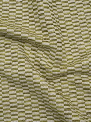 Textured Polyester and Cotton Woven – Pear Rectangle Checks – British Imported Textured Polyester and Cotton Woven – Pear Rectangle Checks – British Imported