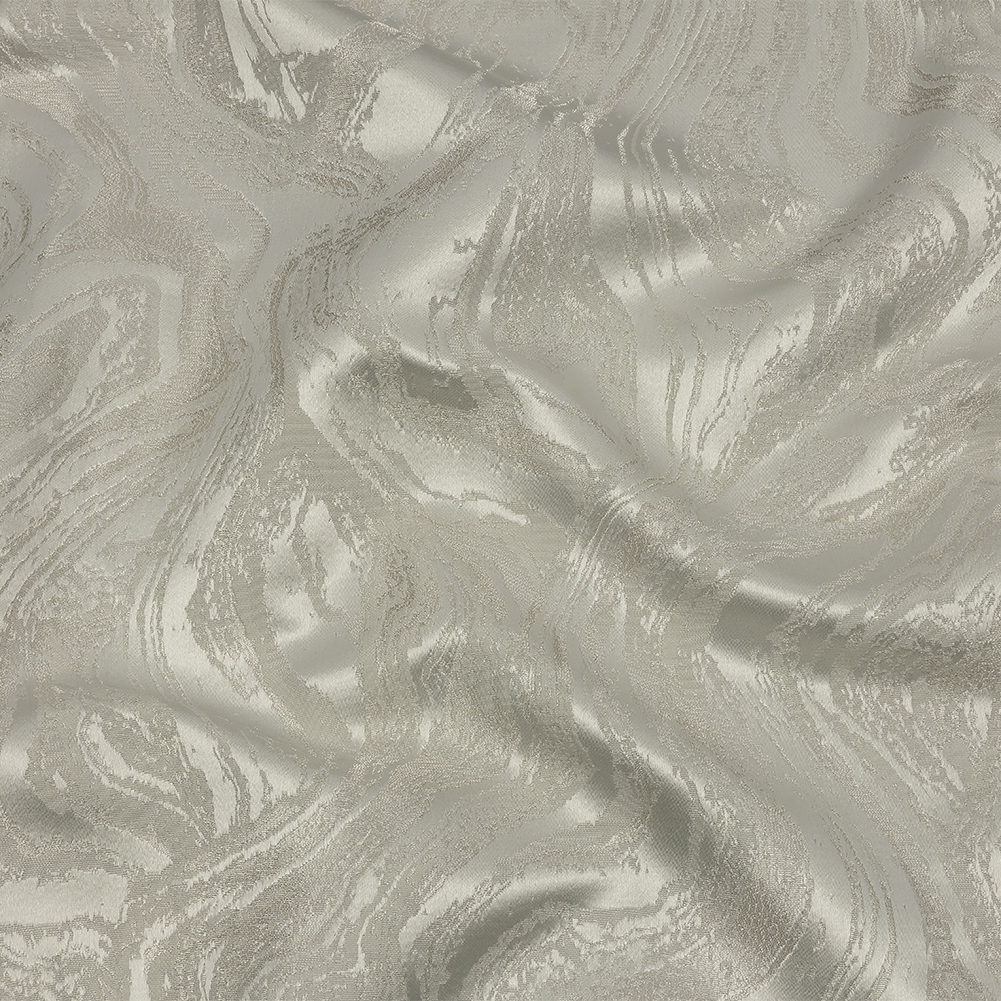 Metallic Drapery Jacquard – Glacier Metamorphic Swirls – British Imported Metallic Drapery Jacquard – Glacier Metamorphic Swirls – British Imported