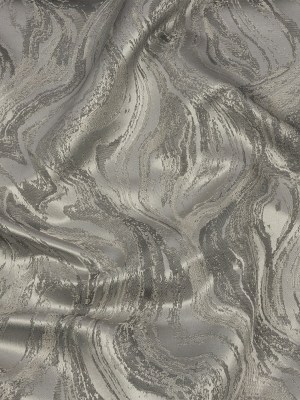 Metallic Drapery Jacquard – Platinum Metamorphic Swirls – British Imported Metallic Drapery Jacquard – Platinum Metamorphic Swirls – British Imported