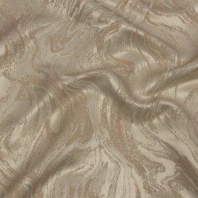 Metallic Drapery Jacquard – Sandstone Metamorphic Swirls – British Imported Metallic Drapery Jacquard – Sandstone Metamorphic Swirls – British Imported