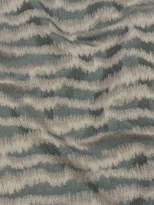 Drapery Jacquard – Slate Abstract Stripes – British Imported Drapery Jacquard – Slate Abstract Stripes – British Imported