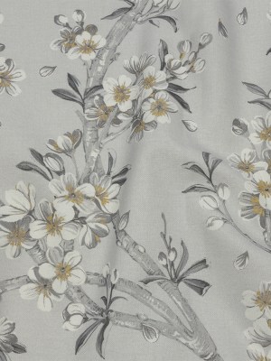 Cotton Canvas Print – Dove Blossoming Trees and Bees – British Imported Cotton Canvas Print – Dove Blossoming Trees and Bees – British Imported