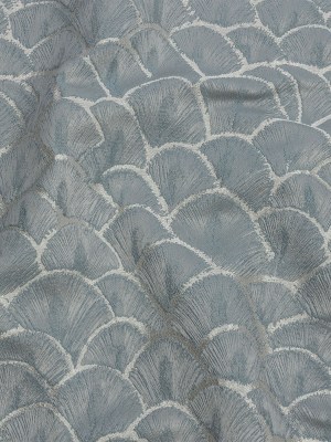 Drapery Jacquard – Denim Fan Scales – British Imported Drapery Jacquard – Denim Fan Scales – British Imported