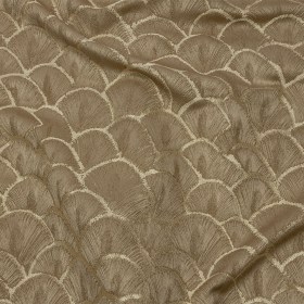 Drapery Jacquard – Fawn Fan Scales – British Imported Drapery Jacquard – Fawn Fan Scales – British Imported