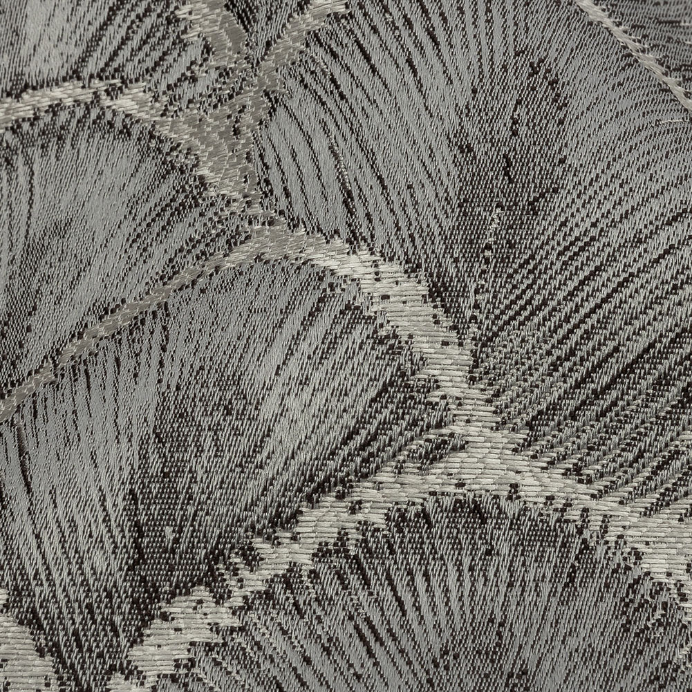 Drapery Jacquard – Grey Fan Scales – British Imported Drapery Jacquard – Grey Fan Scales – British Imported