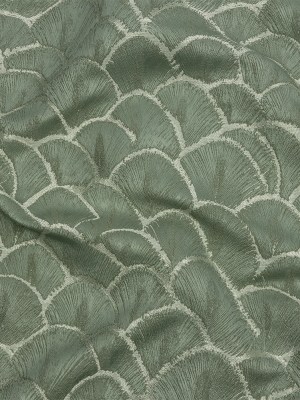 Drapery Jacquard – Jade Fan Scales – British Imported Drapery Jacquard – Jade Fan Scales – British Imported