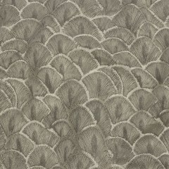 Drapery Jacquard – Pewter Fan Scales – British Imported Drapery Jacquard – Pewter Fan Scales – British Imported