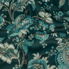 Polyester Microvelvet Print – River Jacobean Floral – British Imported Polyester Microvelvet Print – River Jacobean Floral – British Imported