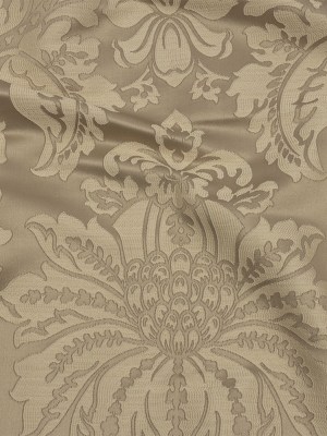 Drapery Jacquard – Champagne Leafy Damask – British Imported Drapery Jacquard – Champagne Leafy Damask – British Imported