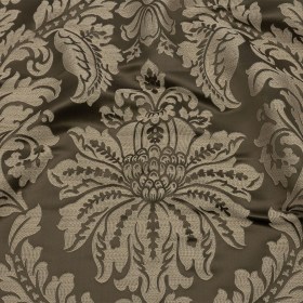 Drapery Jacquard – Fawn Leafy Damask – British Imported Drapery Jacquard – Fawn Leafy Damask – British Imported